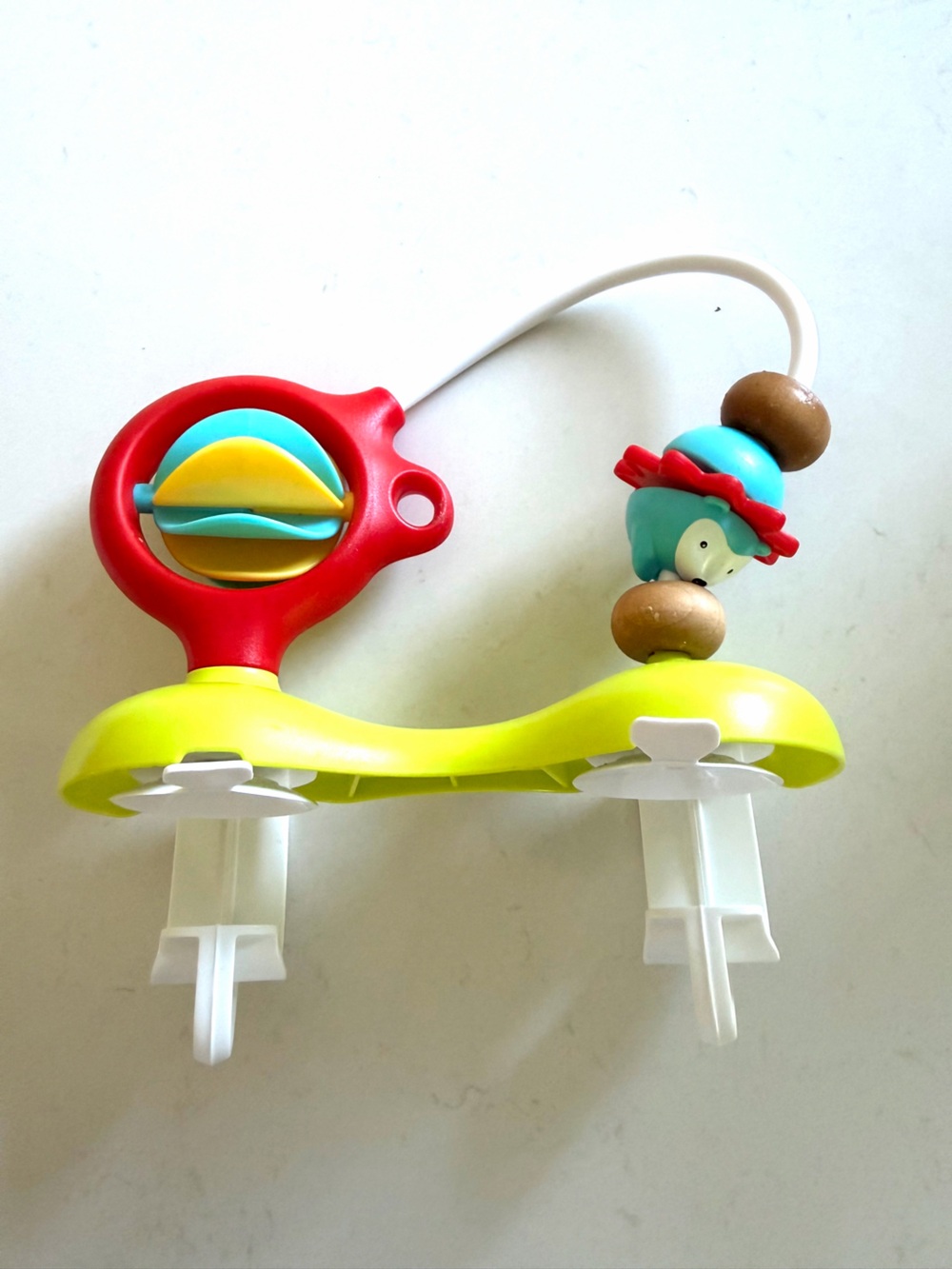 Skip Hop Clip-On Multicolor Baby Activity Toy Beads, Spinner and Rattle Toys